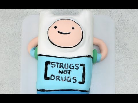 Adventure Time Cake - Finn The Human (How to)