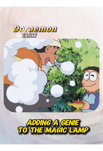 Adding a Genie to the Magic Lamp #fyp #foryou #doraemon #usa #tiktok