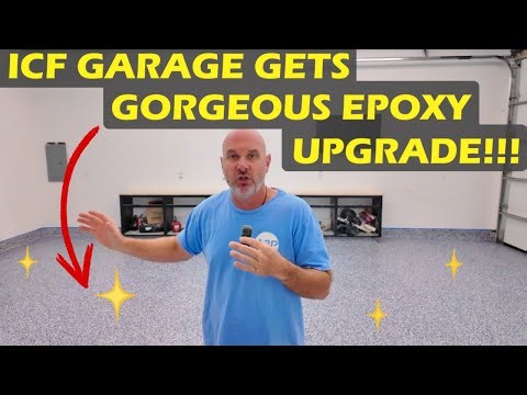 ICF Garage Gets Epoxy Floor
