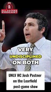 Pastner opens his UNLV era with an apology – admits he didn’t recognize his team vs UT Martin
