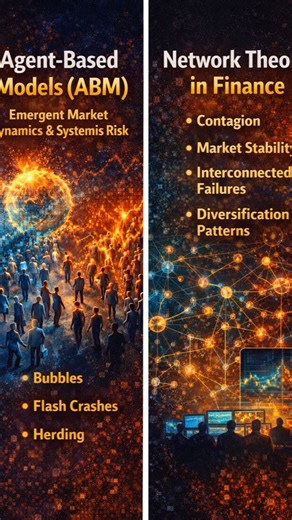 yourquant_rick on Instagram: "Agent-Based Models (ABMs) are a powerful tool in econophysics, inspired by ideas from statistical physics and complex systems. Instead of assuming a representative “average” trader, ABMs simulate thousands or even millions of individual agents, each following simple behavioral rules such as buying, selling, imitating others, or reacting to price changes. What makes ABMs unique is that complex market phenomena emerge naturally from interactions between agents—without