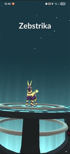 Shiny Blitzle Evolves into Shiny Zebstrika Like and Subcribe and Comment to my Channel
