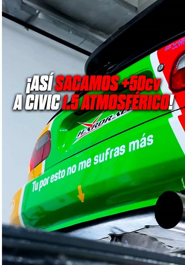 1.5 Atmosférico: 50 CV Potenciados a 7.600 RPM