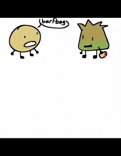 Donut x Barf Bag (Barfnut) [BFDI Comic]
