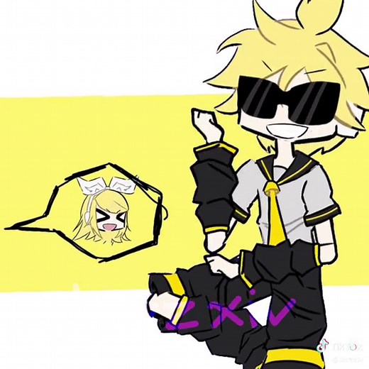 Len and Rin Cosplay | Vocaloid Kagamine Drawing and Animation Edit