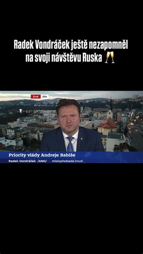 Vít Ulrych on Instagram: "Předseda zahraničního výboru PS R. Vondráček nechápe, proč by mělo být v programovém prohlášení zmíněno Rusko. 🇷🇺 V době, kdy jeho rakety a drony útočí několik set kilometrů od našich hranic. Bezpečnost naší země není prioritou této vlády. 👎 #russiaisaterroriststate #udalostikomentare #radekvondracek"