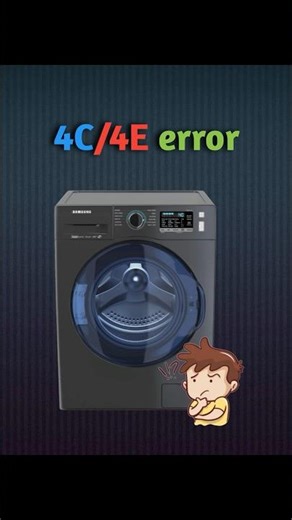 samsung washing machine 4C/4E error /pani slow aa raha hai kya kare🤗 #repair #washingmachine