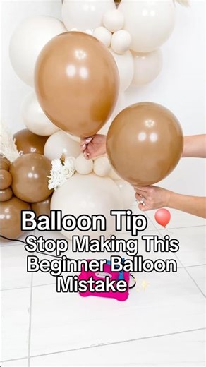 Stop Making This Beginner Balloon Mistake! 🎈 Balloon Tip Every DIY Decorator Should Know