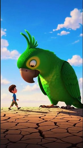 The Giant Parrot of the Desert 🌵| Epic AI Animated #Short