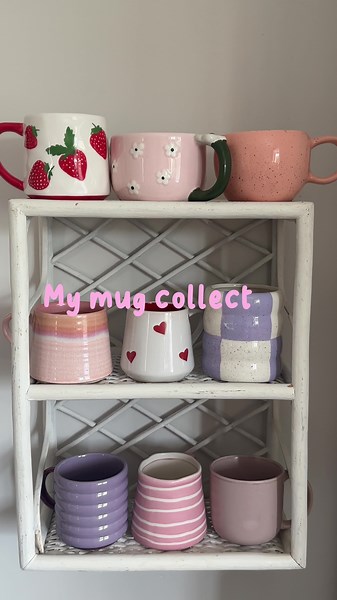 My cutie mug collection 🫶🏻 #mugs #collection