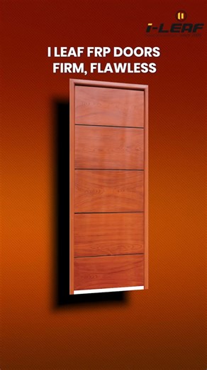 Secure Your Investment 🙌🏻 Introducing the High-Performance i-LEAF FRP Door. For over two decades, iLeaf has been South India’s most trusted source for security and structural integrity. Now, we bring that same commitment to your interior entryways with our Fiber Reinforced Polymer (FRP) Doors.🫱🏻‍🫲🏻 FRP is not just a door; it’s an assurance 💧 100% Waterproof — No swelling, warping, or fading, even in high-moisture areas. 🐜 Termite & Rust Proof — Built to resist damage and stay strong for 