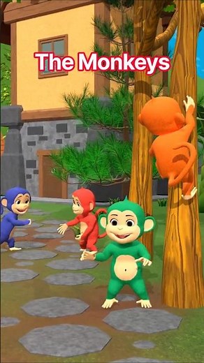 The Monkeys Go Swinging Two by Two Song Shorts 🐵 Super Simple Songs
