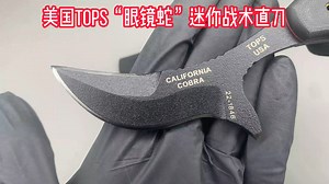 美国TOPS“眼镜蛇”迷你战术直刀
