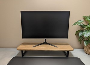 Monitor Riser Made of Solid Oak – Handcrafted Wooden Monitor Stand | Minimalist Design - Etsy Canada