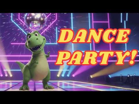 T-Rex Dinosaur Dance 🦖 | Jump, Stomp & Move! | Fun Kids Song