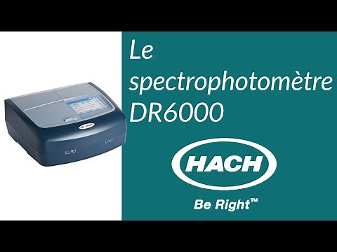 Spectrophotomètre UV VIS DR6000, HACH®