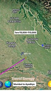 113K views · 1K reactions | Mumbai to Ayodhya flight ✈️ #traveltips #pilot #trending #sky #adventuretravel #flight #planes #trendingreelsvideo #boeing #trip #fbreel #travel #viralreelsfb #aviation #DirectFlight #flightticket #airplane #travelling #travelblogger #tarending #jarny #nature #art #virals #viralreelsfbpage #trendingreels #crewlifestyle #aircraft | Travel Energy | Facebook