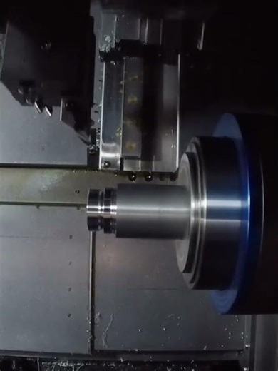 "Threading a Plug in Seconds | CNC Lathe" #CNC #Lathe #Machining #Shorts"