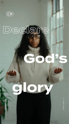 The Global Week of Prayer is uniting the world in declaring God's glory in every nation on earth. Imagine the sound of the whole world praying together, and how God might encounter us! Find out how to create your prayer room (it's easy!) and register to pray with us, 1-7 September 2025. | 24-7 Prayer | Facebook