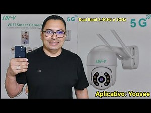 LOFV 5GHz Dual Band Outdoor Wi-Fi Camera How to Configure by QR Code App: Yoosee Updated