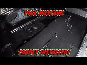 1966 mustang carpet install