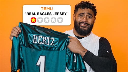211K views · 6.3K reactions | Ya know, on second thought... Watch as the guys test out Temu football equipment.  Firstrust Bank | #FlyEaglesFly | Philadelphia Eagles | Facebook