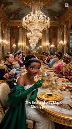 I'm Princess Tiana. The only thing you have against me is that I kissed a frog. #fyp #viral #royalty #princess #disney