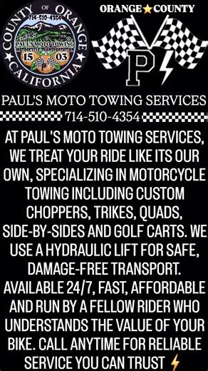Paul's motorcycle towing services 714-510-4354 #harley #califas #califas #califas #harleydavidson #mototowing #orangecounty #harley #mototowing orange county motorcycle transportation #califas #totowing #LanguageLearning #orangecounty #socal #mototowing #harley #harleydavidson #1503