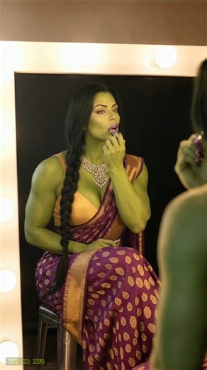 Miss She hulk on Instagram: "Soft lips, strong grip 💄💥 just unstoppably beauty💋😁✨ Follow me @shehulkpro #reel #reelviral #reelitfeelit❤️❤️ #shehulk #fitnessgirl"