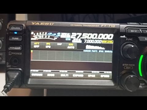 Actualización de firmware y apertura de bandas (MARS MOD) a una Yaesu FT-710
