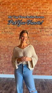 159 reactions · 659 comments | Which of these three wedding dresses is your favorite? ‍♀️ #wildrosebridal #weddingdress #bride #bridalgown #wedding | Wild Rose Bridal Terre Haute | Facebook