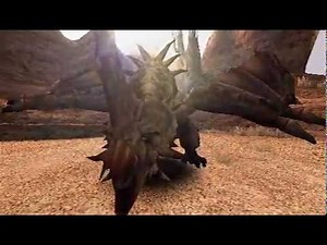 Monster Hunter Freedom - Cornered Monoblos (Monoblos intro)