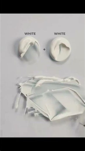 Mixing White + White… but why is it so satisfying? 🤯🤍