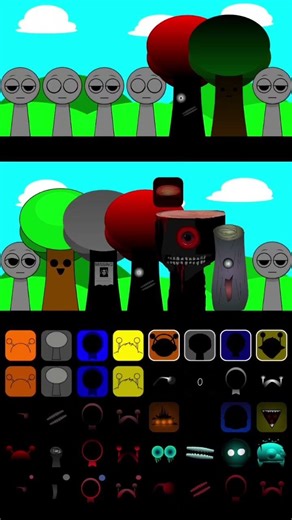 Sprunki Mr Tree🌲 all Phase🎮🚀🔥 #incredibox​ #incrediboxsprunki​ #sprunki​ #shorts​ #gaming​ #short​