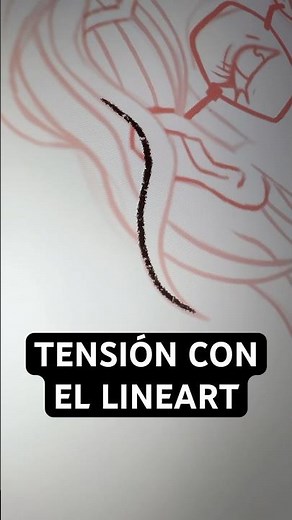LA TENSIÓN DEL LINE ART 😩🎨 #digitalart