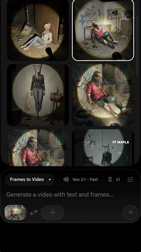 Insta Trending AI Video edit Tutorial 😱🔥#ffshorts #freefireshorts #freefiretamil