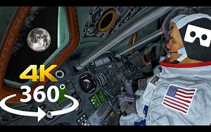 【4K】360°全景视频《阿波罗11 VR》重现1969年登月全程 | 作者：Vicinity360