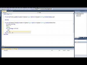 Programming Question and Answer in Visual basic.net
