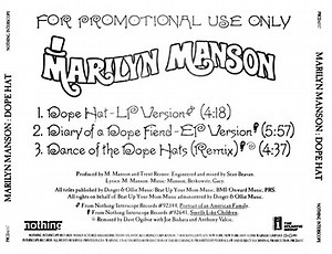 Marilyn Manson - Dope Hat