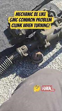 GMC Sierra Clunking Noise While Turning? Electronic Rack & Pinion FAIL #Shorts #mechanic #gmc #tips