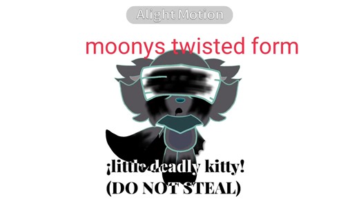here moonys twisted form! she is blind with the bandage but she can take it off to see the toon #fandom✅️you👑me✅fandomhaters❌️ #maptoons❌antimaptoons✅toodles✅ #pebbesonas✅️