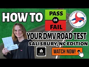 How to PASS [OR FAIL] Your NC DMV Road Test in Salisbury, NC