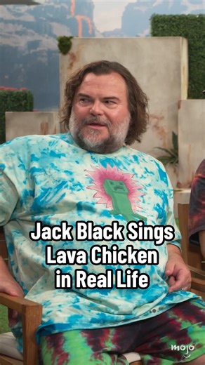 Jack Black Sings Lava Chicken in Real Life! | MsMojo
