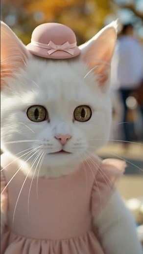 [White Cat Shiro] A helping hand for Shiro who is on the verge of breaking down? Meow? 🎀