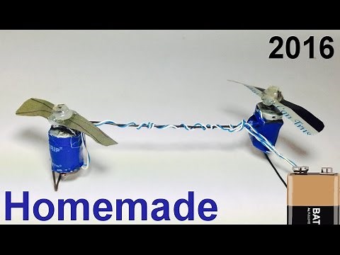 How to Make a HELICOPTER with MOTOR at Home that Flies Easy