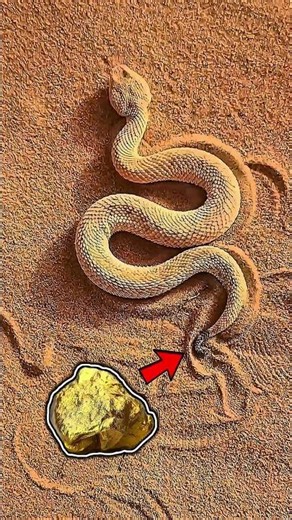 This Snake Uses a Fake Spider to Hunt 😱 #shorts