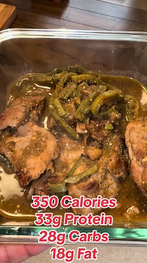 Pork riblets in green sauce with nopales and frijoles! This traditional Mexican dish is delicious! To find the macros for it, I divided the weight of the meat raw and once cooked, I split everything into 5 even servings! The macros don't include the tortillas because everyone uses a different kind so I will put you in charge of tracking whatever tortillas you use! For the meat, cut it into chunks, salt and pepper it and cook it over medium-high heat. You want the riblets to end up with a little 