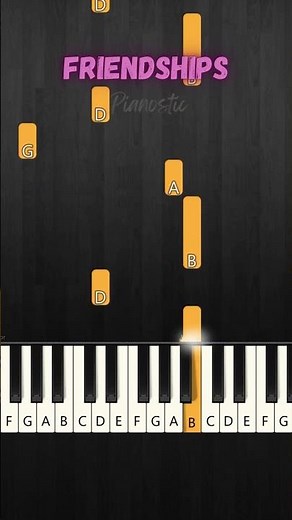 Pascal Letoublon - Friendships 🌈 EASY Piano Tutorial