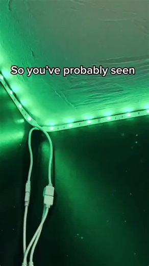 Glow up your space in seconds 💡✨ These LED lights are a vibe — easy to set up, energy-saving, and super aesthetic. #ledlights #roomdecor #aestheticvibes #setupideas #fyp