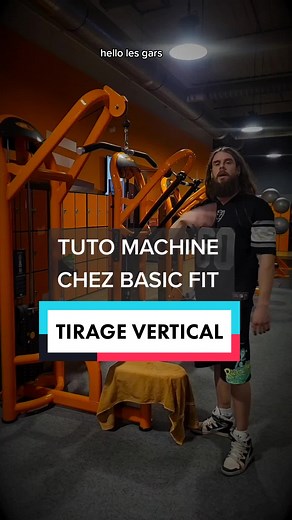 Nouveau tutoriel machine chez #basicfit ! aujourd'hui on voit le #tiragevertical #lateralpulldown ! J'ai créé une playlist #tutomachine pour que vous puissiez toutes les retrouver (on va faire le tour de toutes les machines du #basicfitfrance !) #basicfitfr #basicfitbe #musculation #muscu #conseilsmusculation #conseilsmuscu #fitness #backworkout #seancedos #exercicedos #dorsaux #fitnessmotivation #entrainementmusculation #salledesport #gymtok